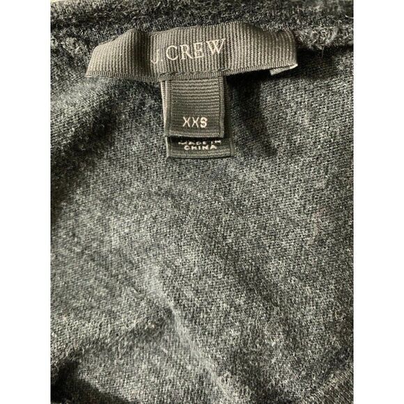 J Crew Womens Gray Metallic Gold Star Print Short Sleeve Top T Shirt Xxs - Picture 5 of 6